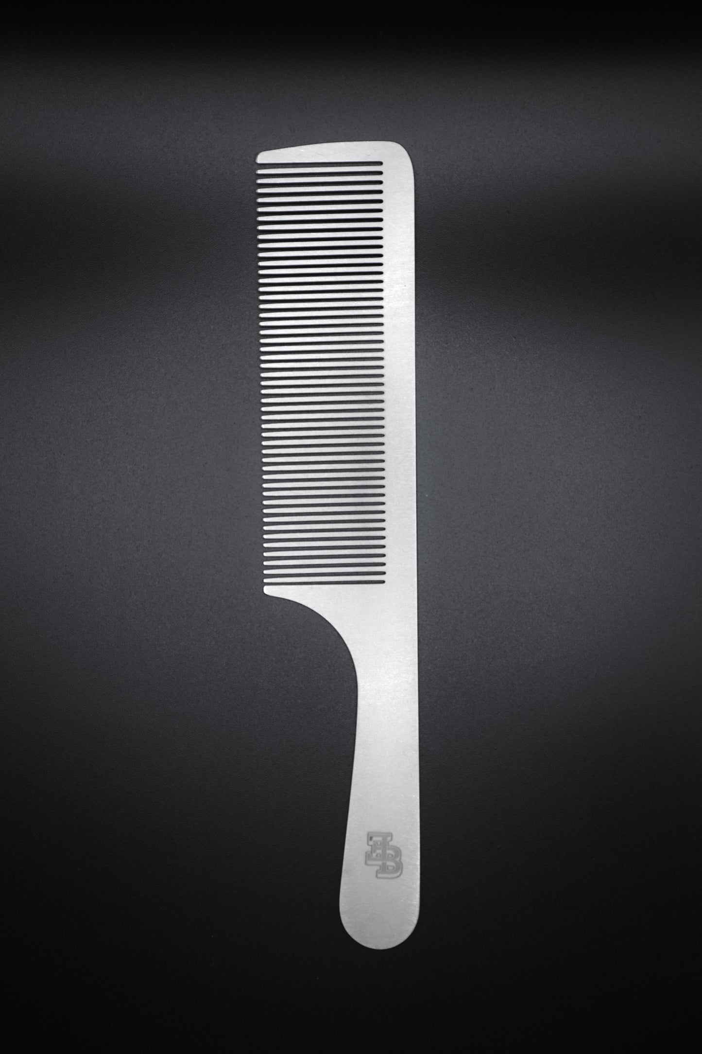GunMetal Grey Eb Ultra-Thin FlatTop Comb