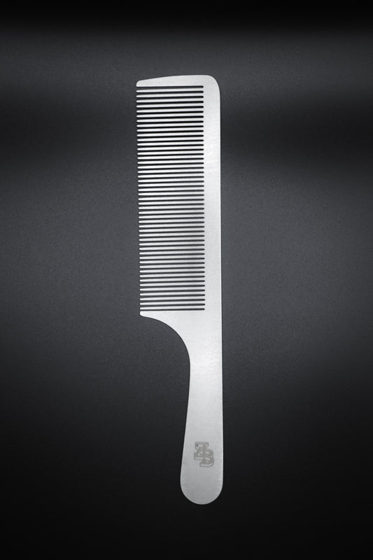 GunMetal Grey Eb Ultra-Thin FlatTop Comb